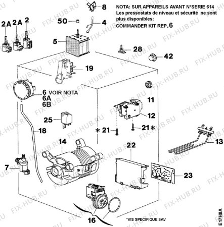 Взрыв-схема стиральной машины Arthurmartinelux AW987T - Схема узла Electrical equipment